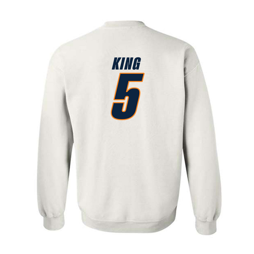 UT Martin - NCAA Men's Basketball : Damien King - Classic Shersey Crewneck Sweatshirt-1