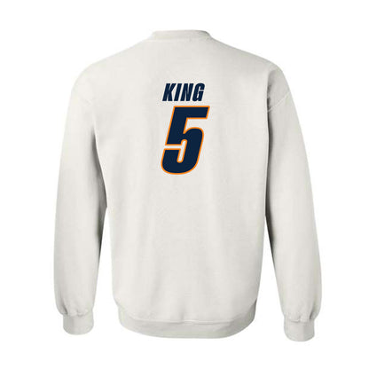 UT Martin - NCAA Men's Basketball : Damien King - Classic Shersey Crewneck Sweatshirt-1
