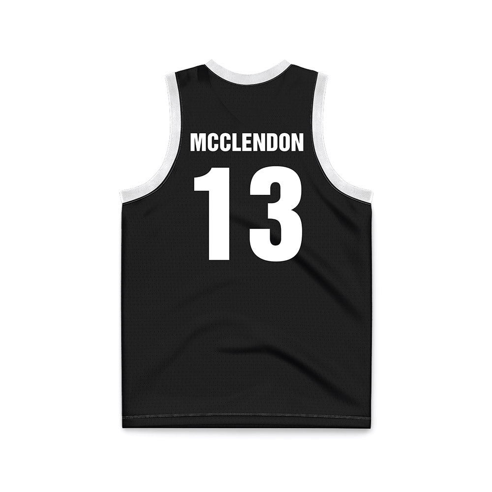 MTSU - NCAA Women's Basketball : Jenna McClendon - Black Basketball Jersey-1