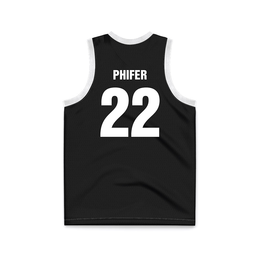 MTSU - NCAA Women's Basketball : Macie Phifer - Black Basketball Jersey-1