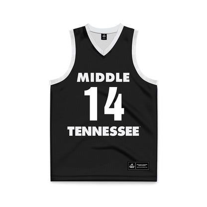 MTSU - NCAA Women's Basketball : Aaliyah Blanchard - Black Basketball Jersey-0