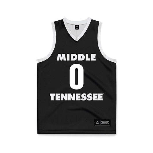 MTSU - NCAA Women's Basketball : Gracie Hamby - Black Basketball Jersey-0
