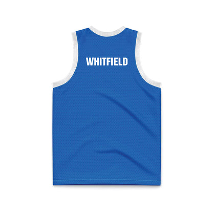 MTSU - NCAA Women's Basketball : Xaionna Whitfield - Blue Basketball Jersey-1