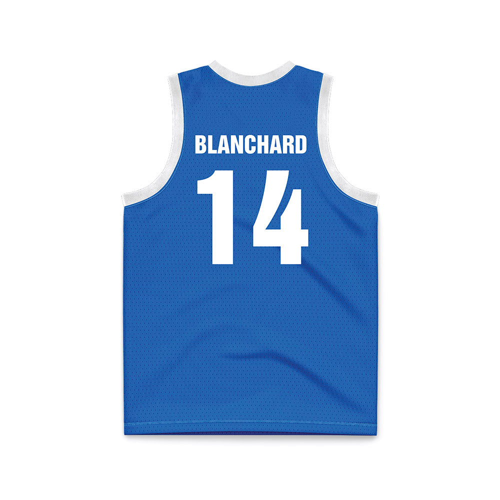 MTSU - NCAA Women's Basketball : Aaliyah Blanchard - Blue Basketball Jersey-1