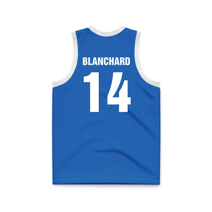 MTSU - NCAA Women's Basketball : Aaliyah Blanchard - Blue Basketball Jersey-1