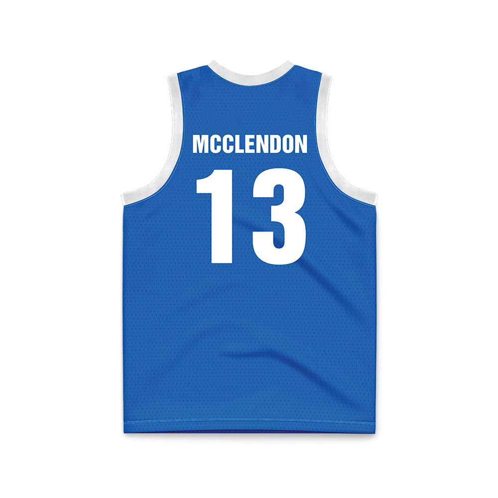MTSU - NCAA Women's Basketball : Jenna McClendon - Blue Basketball Jersey-1