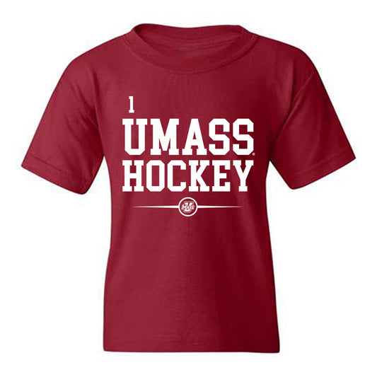 UMass - NCAA Men's Ice Hockey : Jackson Irving - Classic Fashion Shersey Youth T-Shirt-0