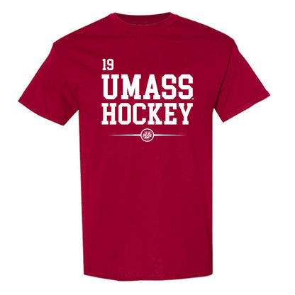 UMass - NCAA Men's Ice Hockey : Mikey DeAngelo - Classic Fashion Shersey T-Shirt-0