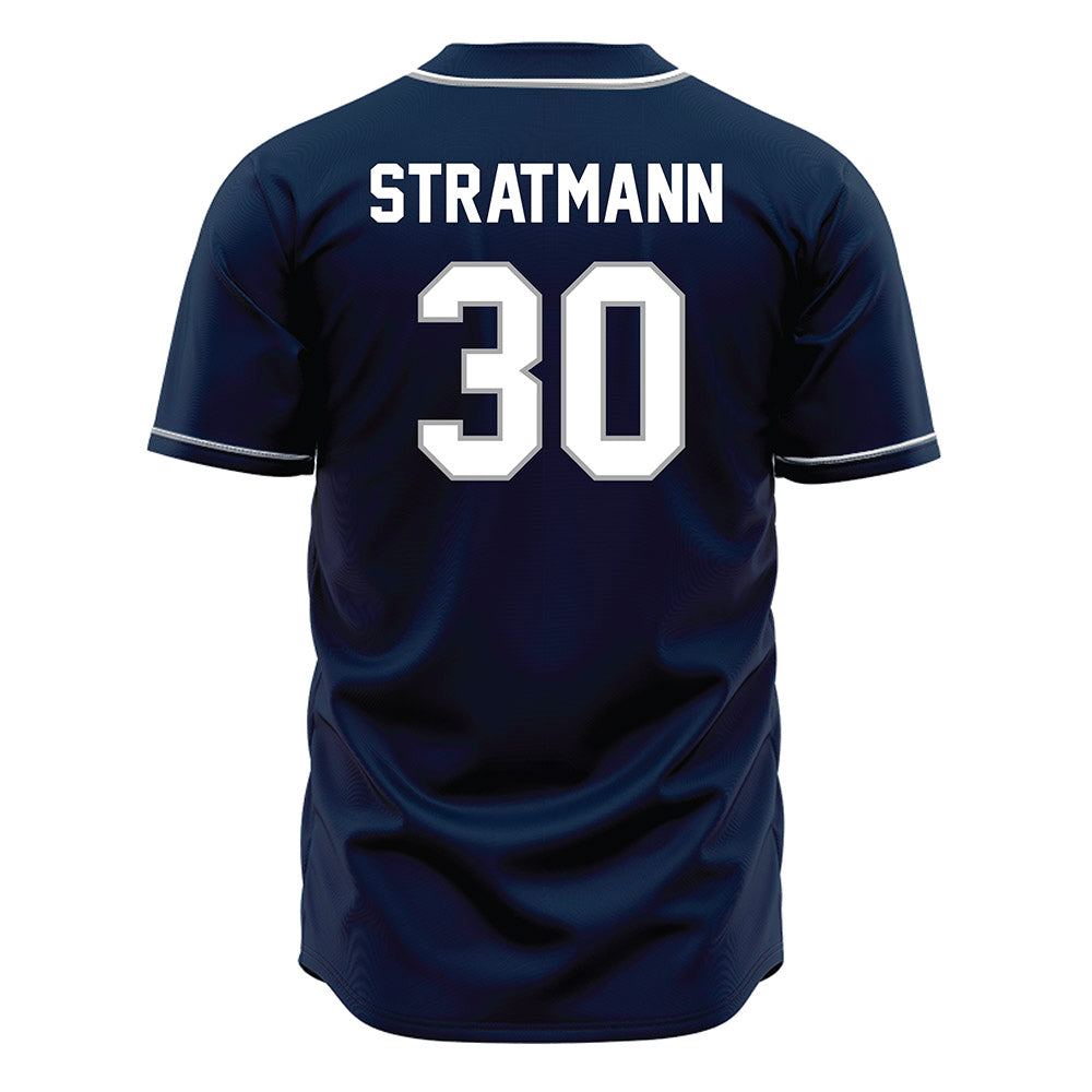 UNF - NCAA Baseball : Austin Stratmann - Blue Jersey-1