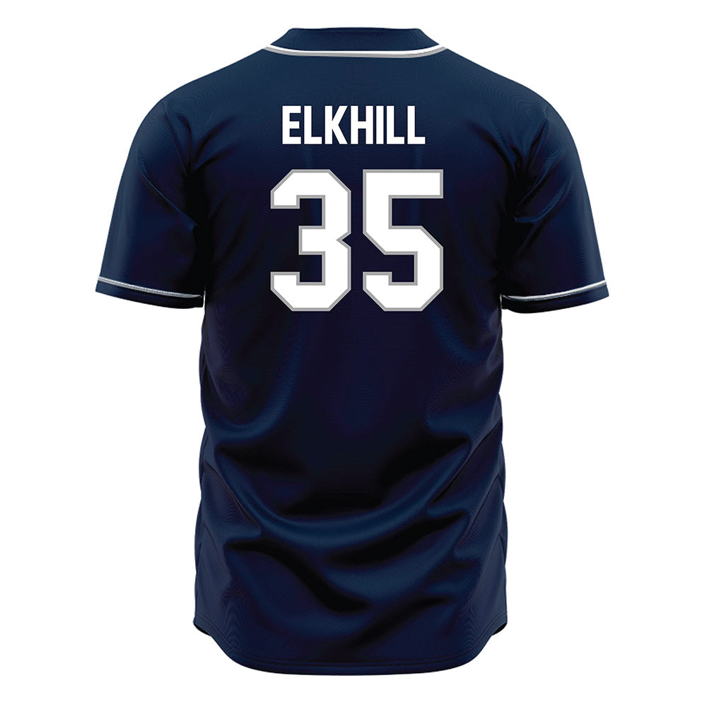 UNF - NCAA Baseball : Andrew Elkhill - Blue Jersey-1