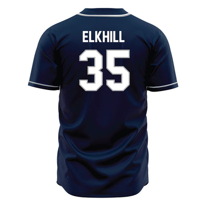 UNF - NCAA Baseball : Andrew Elkhill - Blue Jersey-1