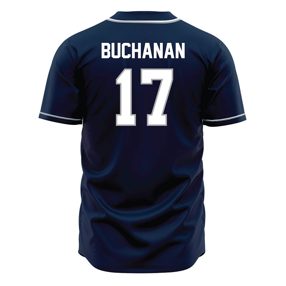 UNF - NCAA Baseball : Drew Buchanan - Blue Jersey-1