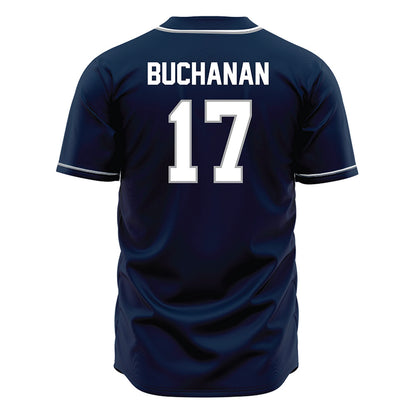 UNF - NCAA Baseball : Drew Buchanan - Blue Jersey-1