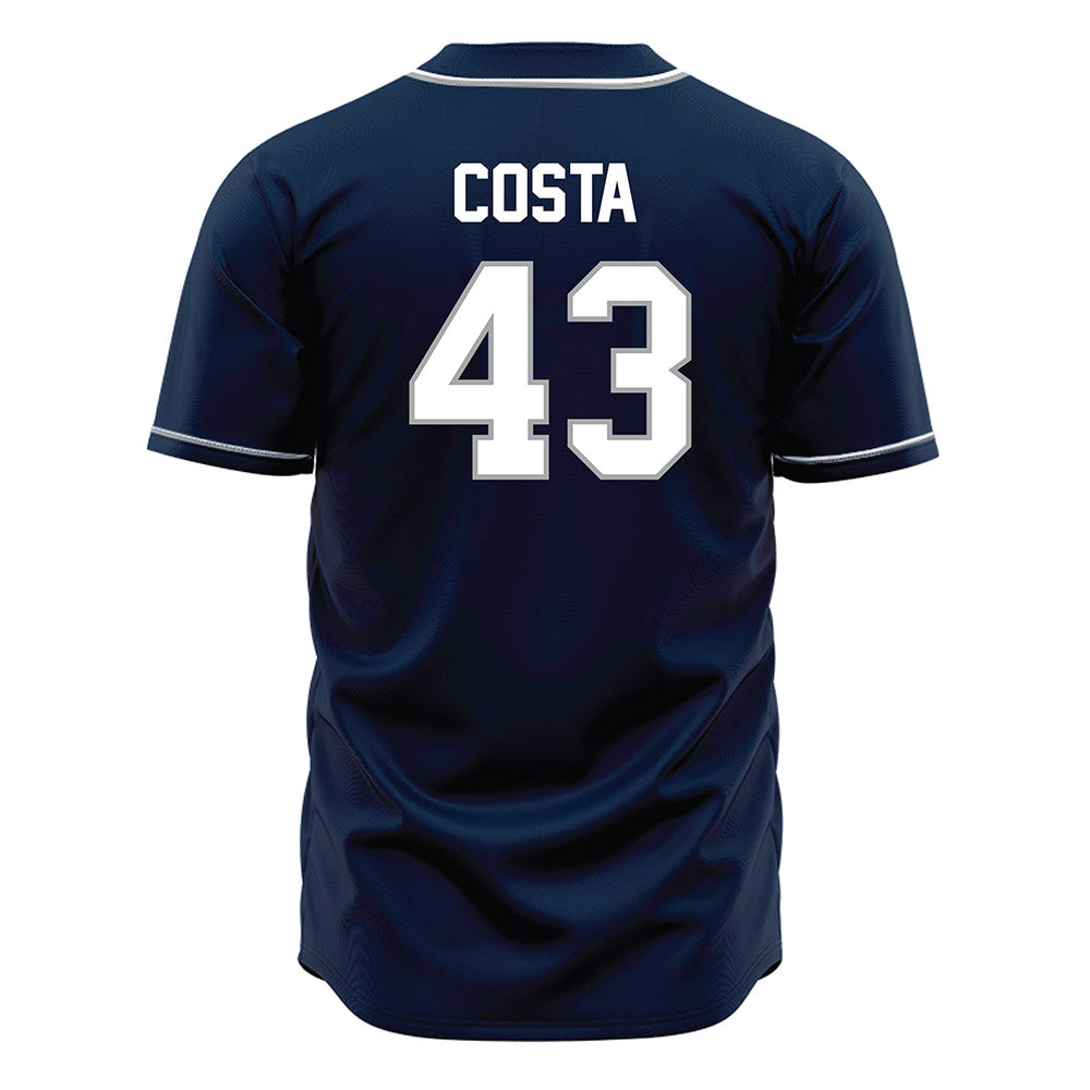 UNF - NCAA Baseball : John Costa - Blue Jersey-1