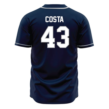 UNF - NCAA Baseball : John Costa - Blue Jersey-1