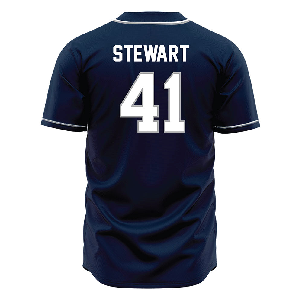 UNF - NCAA Baseball : Jeremiah Stewart - Blue Jersey-1