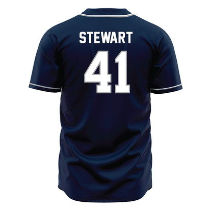 UNF - NCAA Baseball : Jeremiah Stewart - Blue Jersey-1
