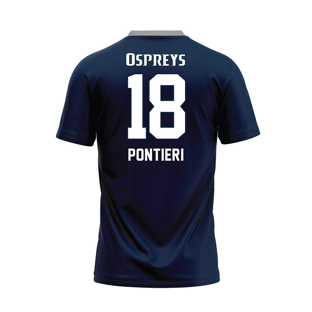 UNF - NCAA Women's Soccer : sophia pontieri - Blue Jersey-1