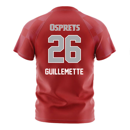 UNF - NCAA Women's Soccer : Morgan Guillemette - Red Soccer Jersey-1