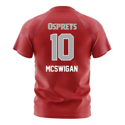 UNF - NCAA Women's Soccer : Paige McSwigan - Red Soccer Jersey-1
