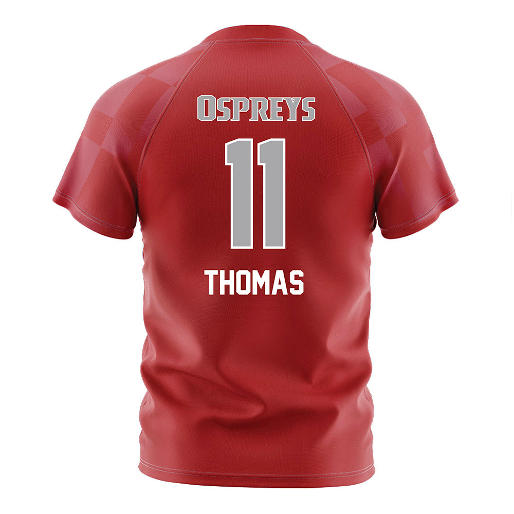 UNF - NCAA Women's Soccer : Peyton Thomas - Red Soccer Jersey-1