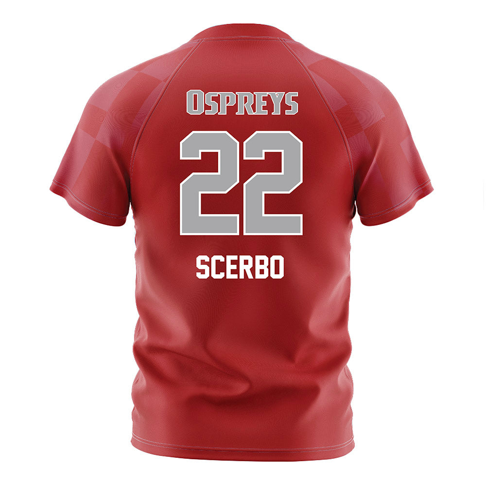UNF - NCAA Women's Soccer : Emery Scerbo - Red Soccer Jersey-1