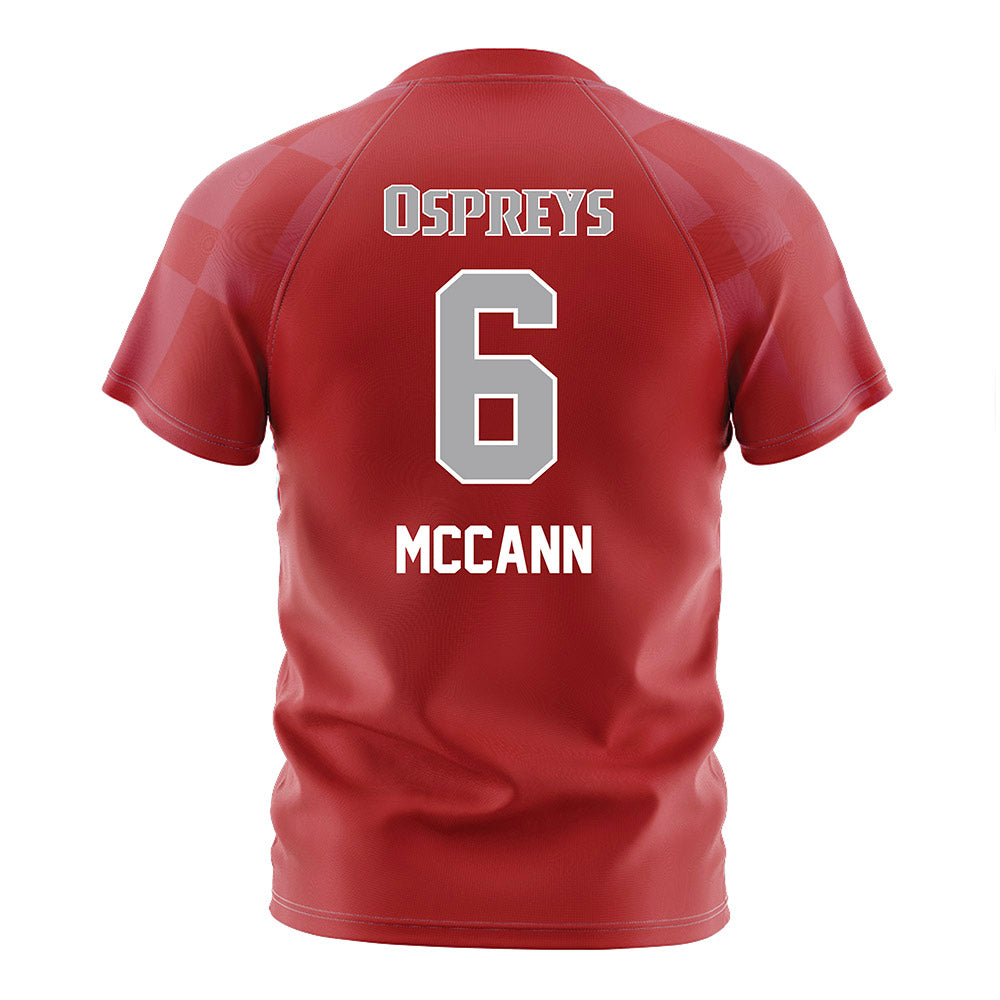 UNF - NCAA Women's Soccer : Natalie McCann - Red Soccer Jersey-1