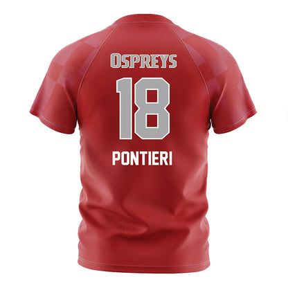 UNF - NCAA Women's Soccer : sophia pontieri - Red Soccer Jersey-1