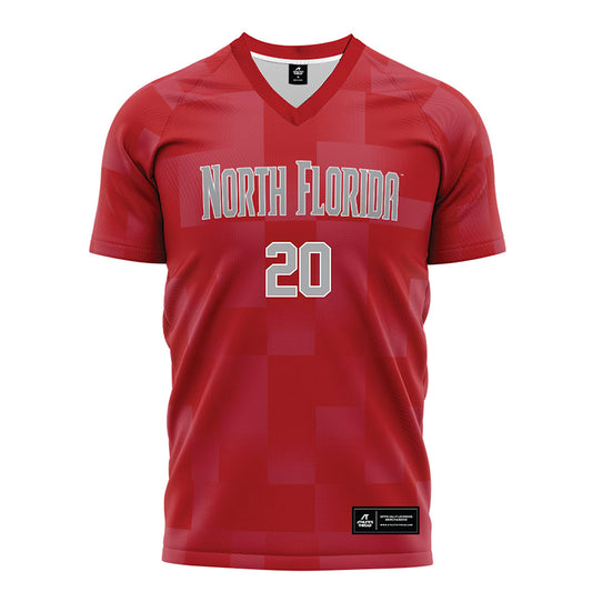 UNF - NCAA Women's Soccer : Braelyn McMillan - Red Soccer Jersey-0