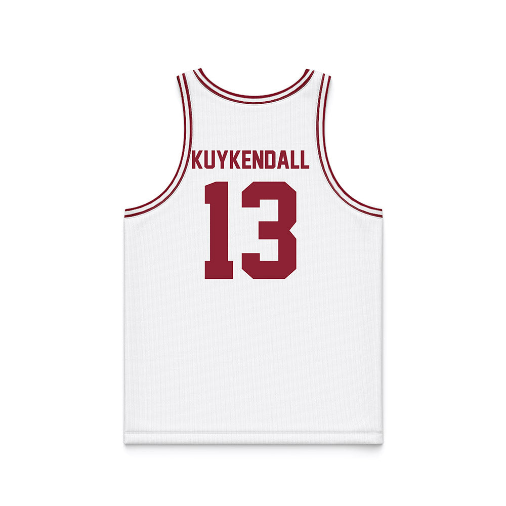 SCU - NCAA Men's Basketball : Brayde Kuykendall - White Basketball Jersey-1