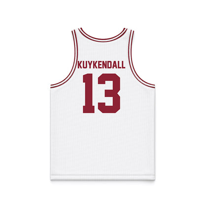 SCU - NCAA Men's Basketball : Brayde Kuykendall - White Basketball Jersey-1
