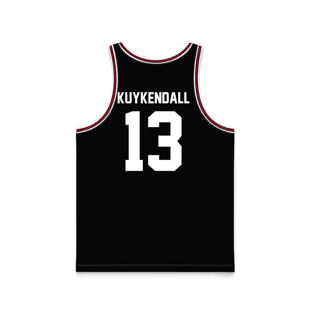 SCU - NCAA Men's Basketball : Brayde Kuykendall - Black Basketball Jersey-1
