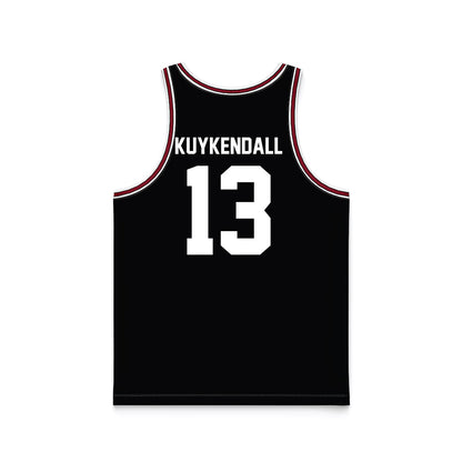 SCU - NCAA Men's Basketball : Brayde Kuykendall - Black Basketball Jersey-1