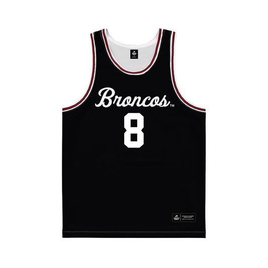 SCU - NCAA Men's Basketball : Alex Ensor - Black Basketball Jersey-0
