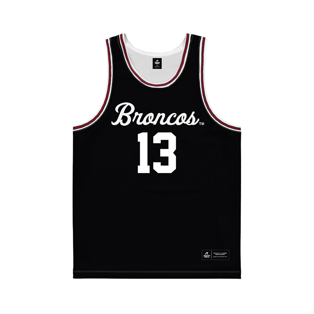 SCU - NCAA Men's Basketball : Brayde Kuykendall - Black Basketball Jersey-0