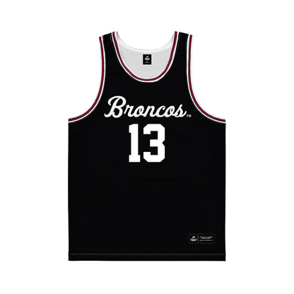 SCU - NCAA Men's Basketball : Brayde Kuykendall - Black Basketball Jersey-0