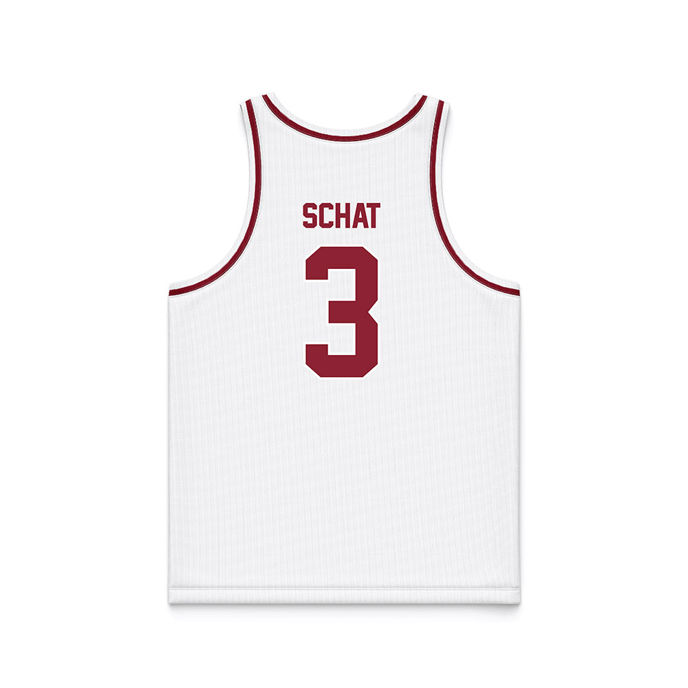 SCU - NCAA Women's Basketball : Kate Schat - Black Basketball Jersey-1