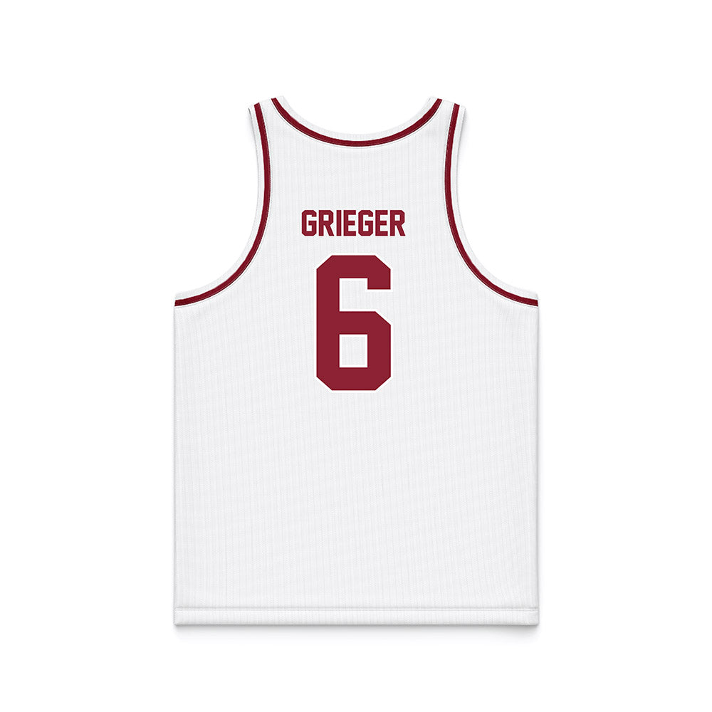 SCU - NCAA Women's Basketball : Sienna Grieger - Black Basketball Jersey-1