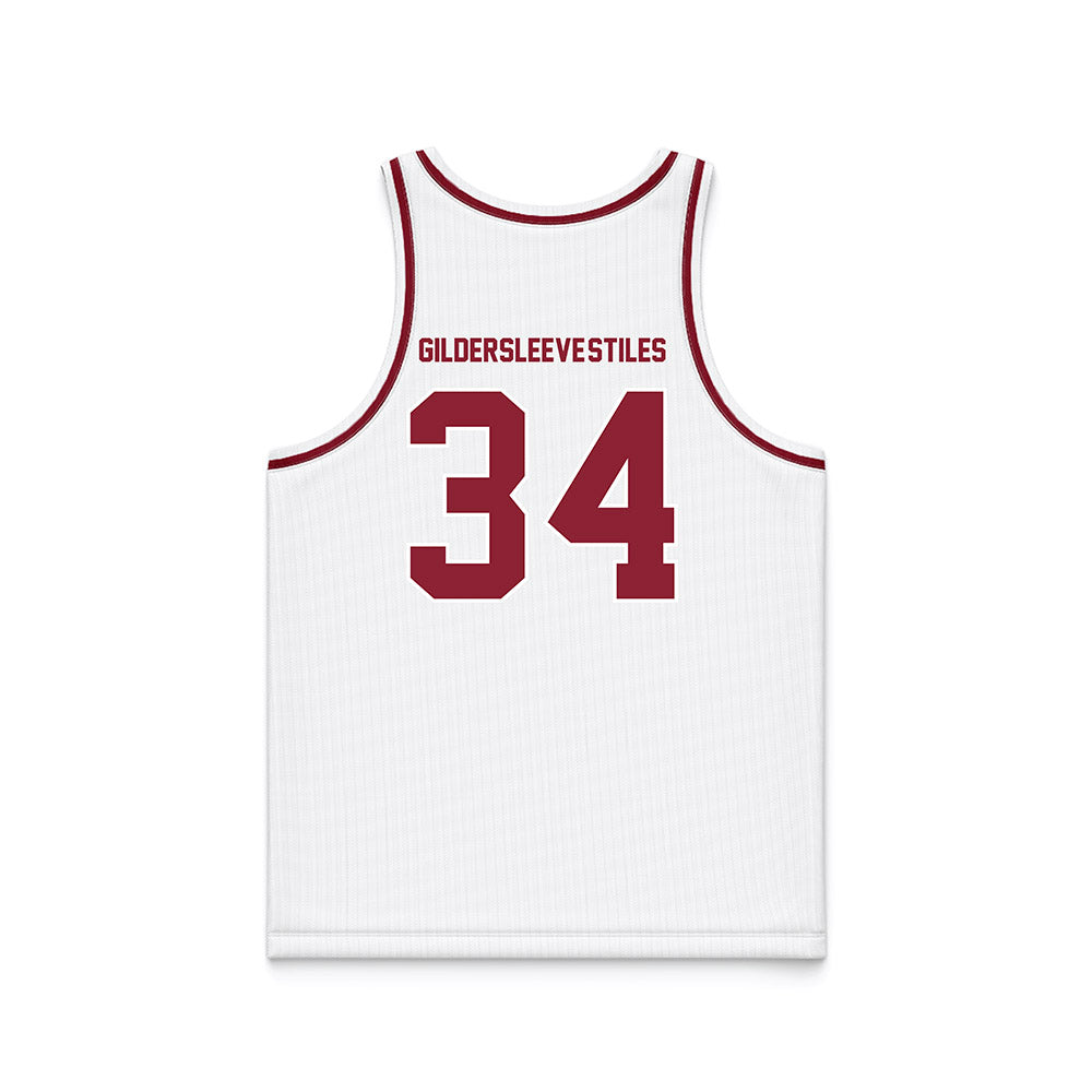 SCU - NCAA Women's Basketball : Tyler Gildersleeve-Stiles - Black Basketball Jersey-1
