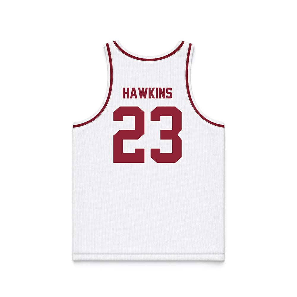 SCU - NCAA Women's Basketball : Ashley Hawkins - Black Basketball Jersey-1