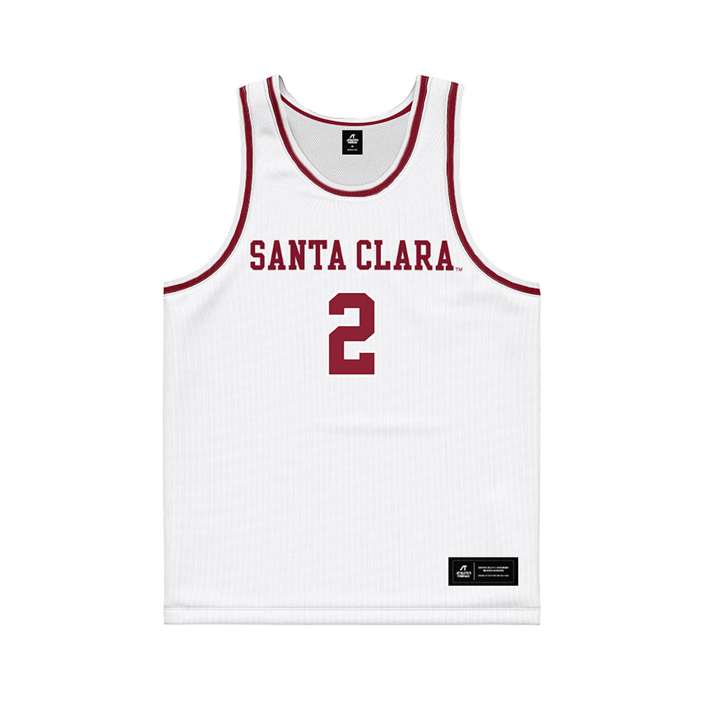 SCU - NCAA Women's Basketball : Aniya Hooker - Black Basketball Jersey-0