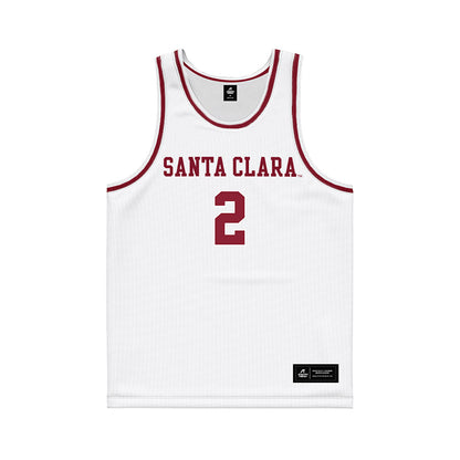 SCU - NCAA Women's Basketball : Aniya Hooker - Black Basketball Jersey-0