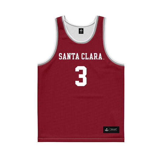 SCU - NCAA Women's Basketball : Kate Schat - Red Basketball Jersey-0