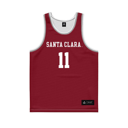 SCU - NCAA Women's Basketball : Alana Goodchild - Red Basketball Jersey-0
