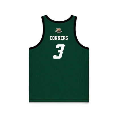 Ohio - NCAA Men's Basketball : Dior Conners - Green Basketball Jersey-1
