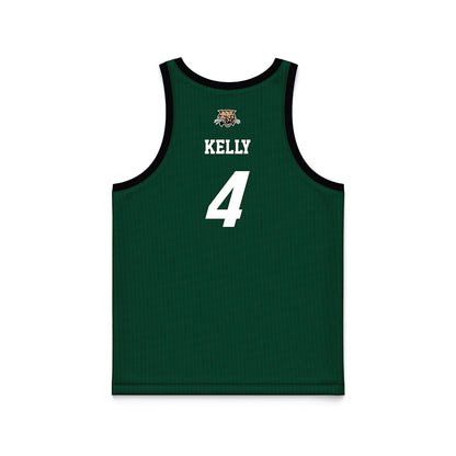 Ohio - NCAA Men's Basketball : JJ Kelly - Green Basketball Jersey-1
