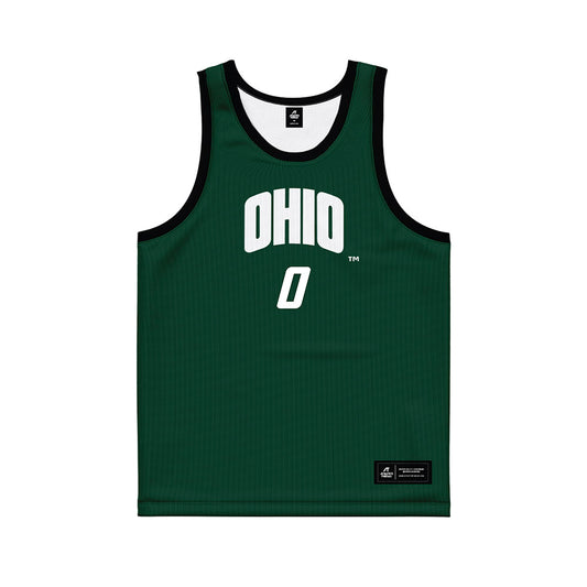 Ohio - NCAA Men's Basketball : Ajay Sheldon - Black Basketball Jersey-0