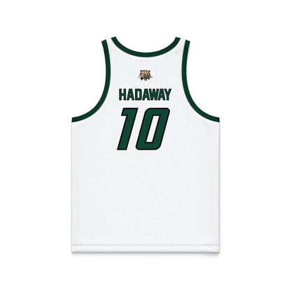 Ohio - NCAA Men's Basketball : Aidan Hadaway - White Basketball Jersey-1