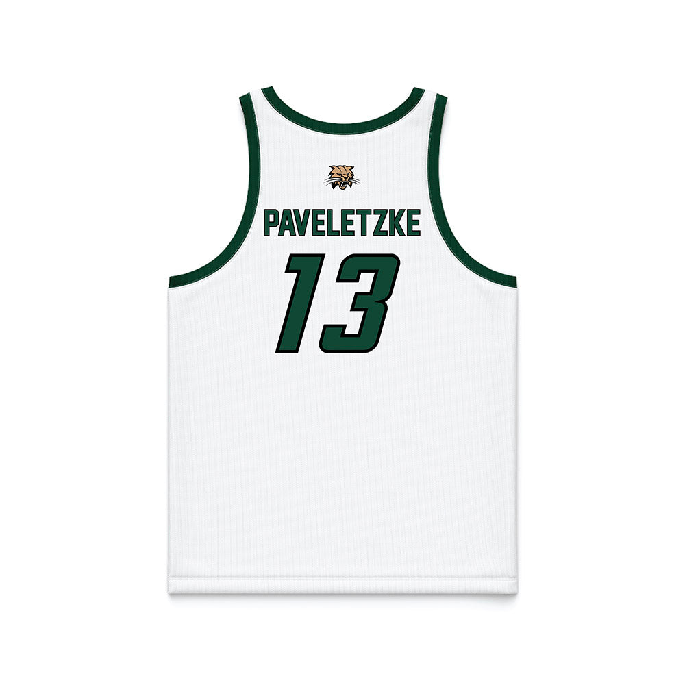 Ohio - NCAA Men's Basketball : Jackson Paveletzke - White Basketball Jersey-1
