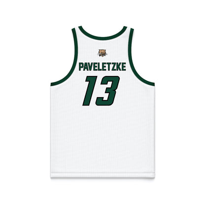 Ohio - NCAA Men's Basketball : Jackson Paveletzke - White Basketball Jersey-1